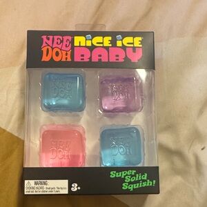 NeeDoh Nice Ice Baby Squishy Toy - Pink, Blue, Purple Set